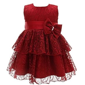 Monimo Baby meisje doopjurk volledige prinses jurk