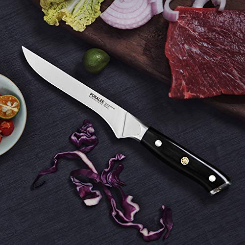 POKALEE Boning Knife 6 Inch Super Steel 67 Layer High Carbon