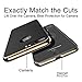 TORRAS iPhone 8 Plus Case, iPhone 7 Plus Case, [Lock Series] Ultra Thin Slim Hrad Plastic Case Cover with Electorplate Bumper for Apple iPhone 7 Plus/8 Plus-Black