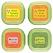 Baby Food Labels, Removable Write-On Date Labels for Food Storage Containers & Baby Bottles, Great for Daycare, Pack of 90 primary