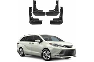 4 Pcs Splash Guards Wheel Mudflaps for Sienna Granvia 2021-2025 Car Front Rear Rubber Splash Guards