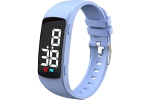 8 Alarm Silent Vibrating Alarm Watch Waterproof Medical Reminder Watch - with Timer and 8 Daily Alarms (Grey)