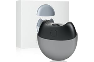 RIRC Electric Nail Clipper with USB Charging, Nail Chip Storage Electric Nail Trimmer, 2 Speed Levels for Babies, Seniors and Adults (Frosted Black)