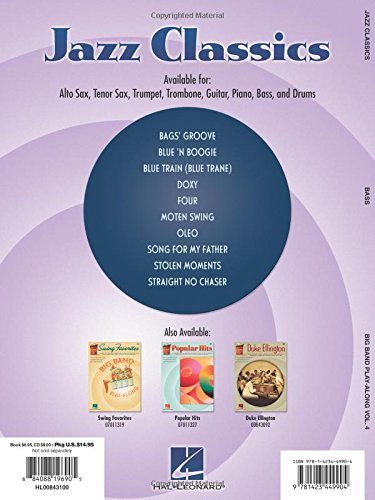 Jazz Classics - Bass: Big Band Play-Along Volume 4 - //medicalbooks.filipinodoctors.org