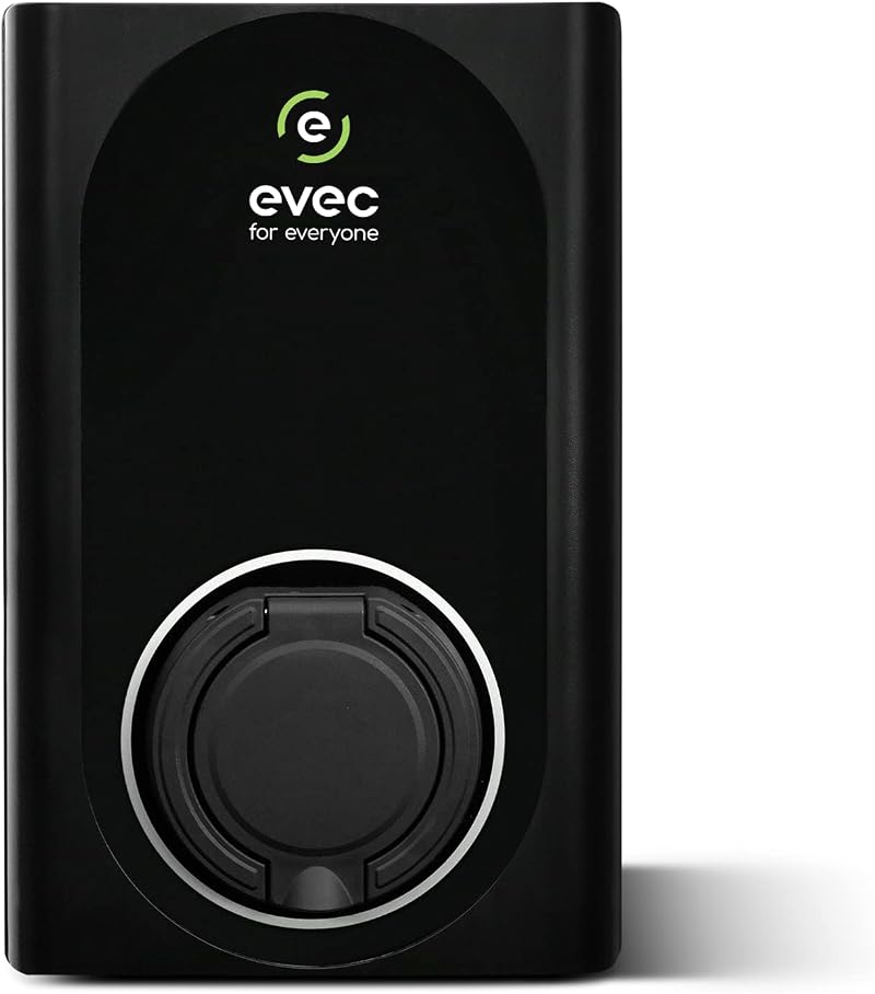 evec VEC01 EV Charger Type 1 Type 2 7.4kW Untethered Wall Mount