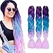 Braiding Hair Synthetic Hair Extensions Ombre Twist Braids Hair Hair Extensions 3Pcs/Lot(24