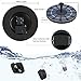 Hiluckey Solar Bird Bath Fountain with Battery Backup, 2.5W Free Standing Solar Powered Water Fountain Pump Kit for Birdbath Garden Outdoor