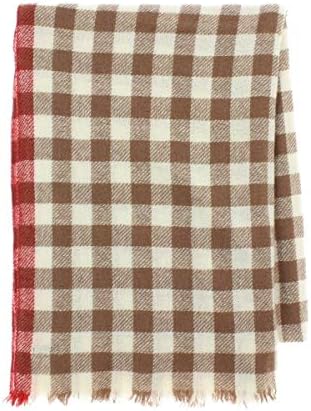 Amazon Tricot Comme Des Garcons トリココムデギャルソン マフラー レディース 白xベージュx赤 チェック 1101 中古 マフラー 通販