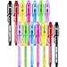 Tatuo 14 Pieces Invisible Ink Pen with UV Led Light Magic Invisible Marker Secret Message for Birthday Party Favor Gifts (7 Colors)