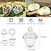 WEBSUN Boiled Egg Cooker Hard & Soft Egg Maker with Egg Separator AS SEEN ON TV, BPA Free Non Stick Boiled Egg Maker without Egg Shell