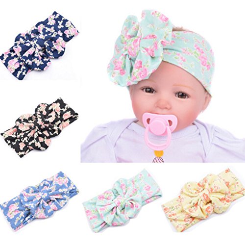 Hot Sale!Baby Girls Hairband,Canserin Children Kids Bowknot Turban Bowknot Headwrap Hairband