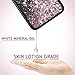 Caka iPhone 8 Plus Case, iPhone 6 Plus 6S Plus 7 Plus Glitter Case for Women Girls Bling Flowing Liquid Sparkle TPU Black Case for iPhone 6 Plus 6S Plus 7 Plus 8 Plus (Rose Gold)