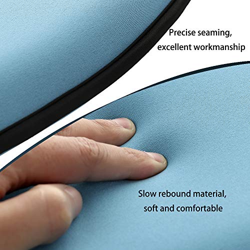 Pannow Memory Foam Kneeling Pad - Extra Large 20" x 12" Garden Kneeler for Gardening, Bath Kneeler for Baby Bath Tub, Kneeling Mat for Gym Yoga,THICKEST 1.8" (Blue)