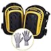 Professional Knee Pads For Work Heavy Duty Foam -Includes Double Adjustable Clips - Multi Layered Gel - Improved Cushion - Flooring, Gardening, Construction, Carpeting & Tactical By Grayd