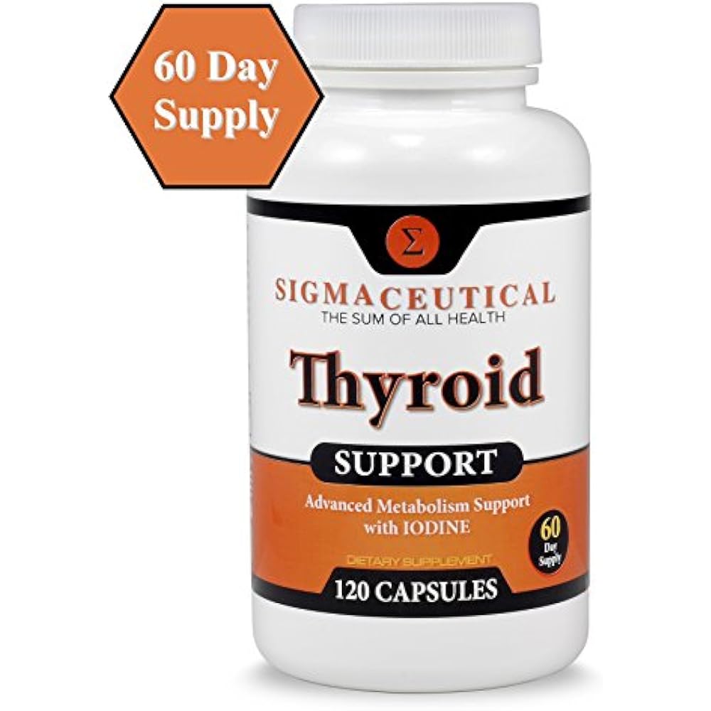 Thyroid Support Supplement Iodine, Zinc & Selenium Natural Weight