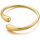 LILIE&WHITE Twisted Gold Bracelet For Women - Love Bracelet, Trendy Boho Jewelry For Girls