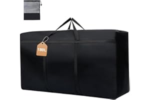 WITERY 180L/47.5 Gallons Extra Large Storage Bags Jumbo Duffle Bag for Travel Totes Boxes Heavy Duty Stronger Handles Zippers