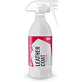 Gyeon Leather Coat Car Leather Protector Invisible Hydrophobic Ceramic Coating for Upholstery Interior UV Protection Stain Repellent Easy Dye Removal Durable Leather Shield Detailer