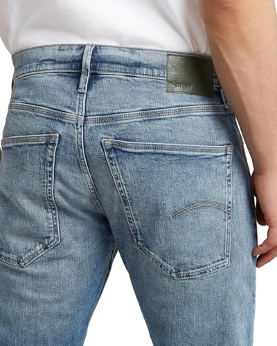 G-Star Men's Streem Slim Tapered, Colour Blue, Size: Waist 29, Inseam 30