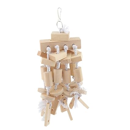 Perfk Perchoir Plate Forme D Oiseau Jouet à Suspendre En