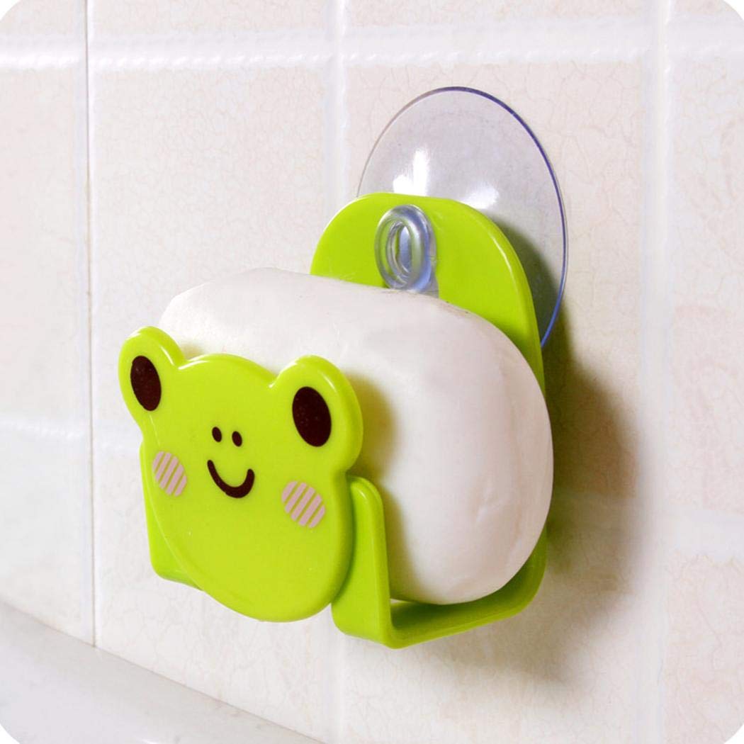 XioNiu Kitchen Sink Sponge Dish Cloth Holder Cartoon Strong Suction Cup Storage Rack Kitchen Storage & Organization Accessories