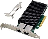Gathukila X540-T2 10G Server Network Card PCIe X8 Dual RJ45 Ethernet Adapter view 1