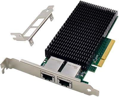 Gathukila X540-T2 10G Server Network Card PCIe X8 Dual RJ45 Ethernet Adapter