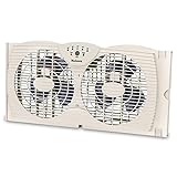 HOLMES Dual Blade Digital Window Fan with