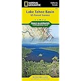 Lake Tahoe Basin [US Forest Service] (National Geographic Trails Illustrated Map)