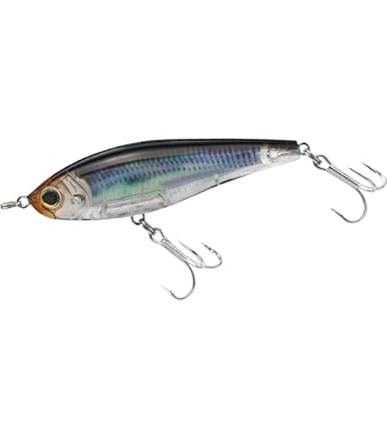 Yo-Zuri 3D Inshore Twitchbait, Esca Unisex, Argento Nero, 4-3/8