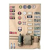OneTigris Patches Display Panel, Durable Foldable Tactical Morale Patches Holder Available in 3 Colors