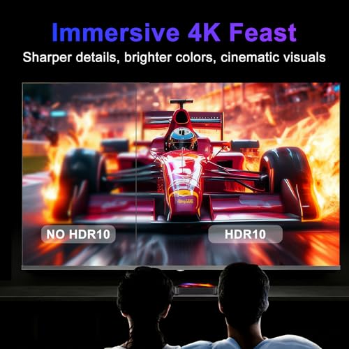 Android TV 14, 4GB RAM 128GB ROM Mali-G31, WiFi 2.4G & 5G, Bluetooth 4.2, 4K UHD 3D, USB & HDMI Ports, Mini Keyboard and IPTV Support