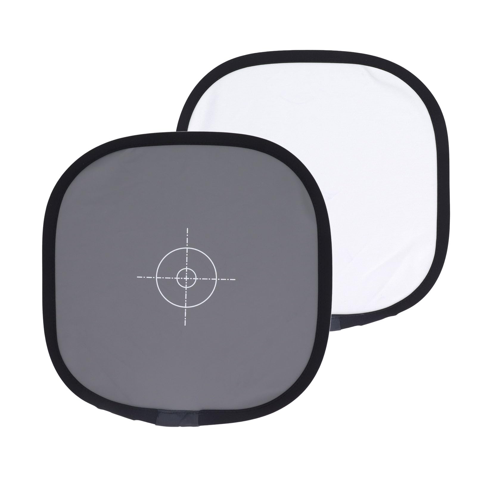 30CM Camera Focus Board, Double Sided Foldable White Balance Card with Carry Pouch, 18% Exposure Gray Reflectance Reflector Focus Board for Photography