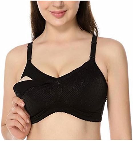 NKL Lace Full Coverage Plus Size Wirefree Breastfeeding Maternity Nursing Bra