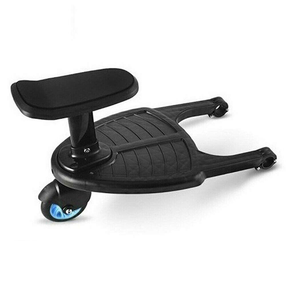 Mini Buggy Board mit Sitz, Stehbrett, Fnova Sitz abnehmbar und montierbar, ideal für kleinere Kinderwagen (enthält Bedienungsanleitungen)