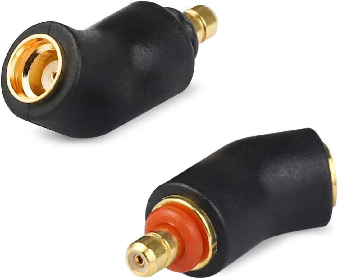 okcsc Adapters for Westone Pro X10-X50 Male to MMCX Cable Compatible for MACH10-80 or Linum BAX T2 Headphones Lossless Sound Quality One Pair of Headphone Converter Black