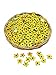 NAVA CHIANGMAI 50 Pcs Sunflowers Mulberry Paper Flowers with Brown Centre 1 inch Scrapbooking and Creative Craft Projects Handmade Thailand