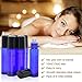 Pack of 6, 10ml Cobalt Blue Glass Roll On Bottles With Stainless Steel Roller Ball for Essential Oil, Aromatherapy by Mavogel- 3 Extra Stainless Steel ball and 1 Essential Oils Opener Included