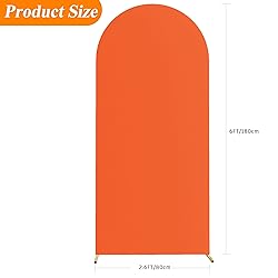 Wokceer 6FT Wedding Arch Cover Spandex Fitted