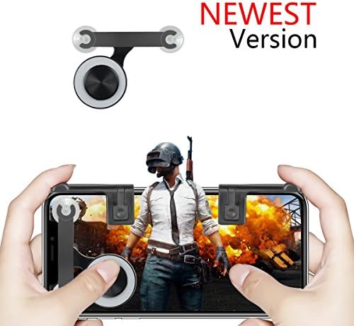 Mobile Joystick, Phone Game Rocker, Sensitive Touch Screen Gamepad Controller for iPhone/ipad/Smart Phones/Mini Tablet (Silver)