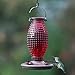 Perky-Pet Red Hobnail Vintage Glass Hummingbird Feeder 8130-2