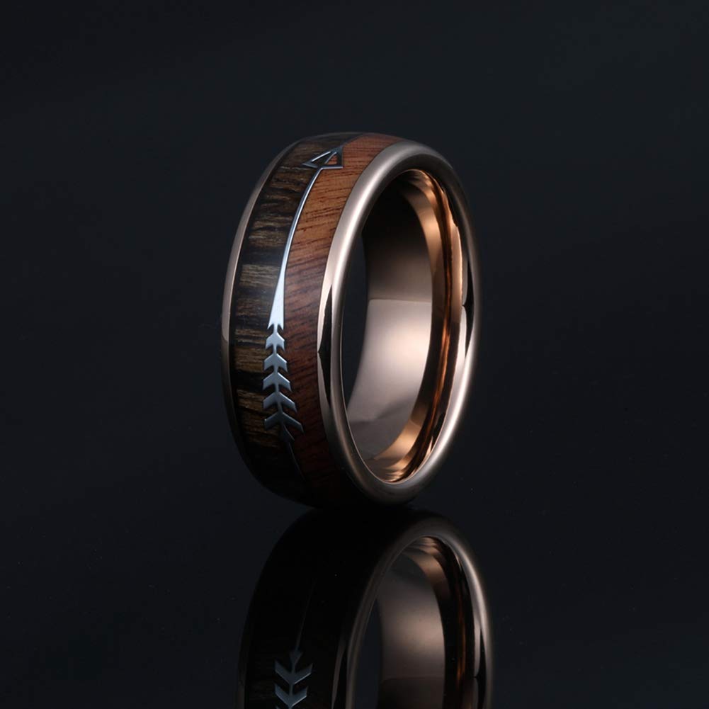 Itungsten 8mm Tungsten Carbide Rings For Men Women Wedding Bands