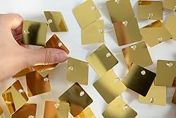 Kate 24pcs/Set Assembled Light Gold Shiny Sequins