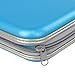 Kaimao Portable Plastic 80pcs Disc CD DVD Wallets Storage Organizer Bags Cases Sky Blue