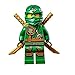 LEGO Ninjago Minifigure - Lloyd Zukin Robe Jungle Green Ninja with Dual Gold Swords (70749)