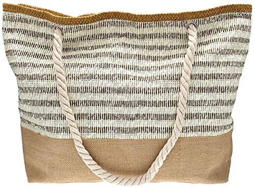 large woven beach tote