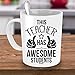 Muggies Teacher Has The Best Students Mug 11oz. Funny Coffee Tea Cup. Unique Fun Christmas, Xmas, Birthday, Mother's Day Gifts For Classroom School Teacher Mom Wife