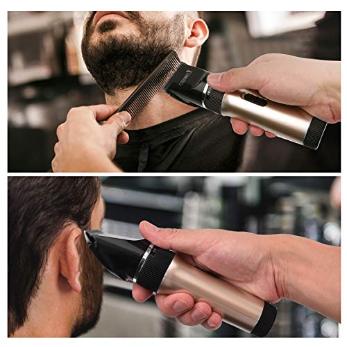 Ceenwes Hair Clippers Cordless Quiet Hair Trimmers Rechargeable Body Hair Removal Machine with 9 Combs&Carrying Bag for Women Father Mother Baby - Thumbnail 4