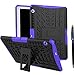MediaPad T3 10 9.6 Inch Heavy Duty Case DWaybox Hybrid Armor Hard Back Cover Case with Kickstand for Huawei MediaPad T3 10 9.6 Inch (Purple)