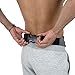 Build & Fitness Running Belt Waist Adjustable, Comfortable Slim with Key Clip - Fits Fuel Gel, iPhone 6,7,8plus,X, Samsung S7,S8,S9 - for Men, Women, Runners, Jogging, Gym, Yoga, Workout, Sports